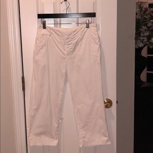 TERET BANTINE White wide leg Capri pants SZ. EU 40